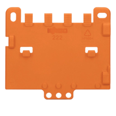 Placa de Retención de Cables / Para Portadores de Montaje / Serie 221 y 222 / Snap-in / 4 mm Ancho / 5.6 g Peso Placa de Retención de Cables / Para Portadores de Montaje / Serie 221 y 222 / Snap-in / 4 mm Ancho / 5.6 g Peso