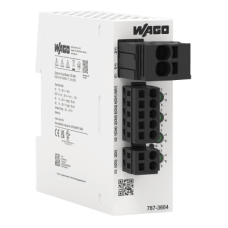 Interruptor Electrónico 4 Canales / 24V DC / 1-10 A Ajustable por Canal / Contacto Libre de Potencial / Activación >50.000 μF / LED Tricolor / Montaje Carril DIN Interruptor Electrónico 4 Canales / 24V DC / 1-10 A Ajustable por Canal / Contacto Libre de Potencial / Activación >50.000 μF / LED Tricolor / Montaje Carril DIN