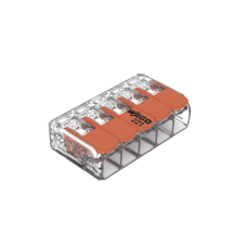 Conector Eléctrico / Borne de Conexión con Palancas / 5 Puntos / 32A 450V / CAGE CLAMP® / Policarbonato Transparente / Para 0.14-4 mm² Conector Eléctrico / Borne de Conexión con Palancas / 5 Puntos / 32A 450V / CAGE CLAMP® / Policarbonato Transparente / Para 0.14-4 mm²