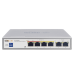 Switch PoE para exterior / Administración en la nube / Con 4 puertos 10/100 Mbsp PoE af/at / 2 Puertos Uplink 10/100 MBPS /  Presupuesto 60 W / PoE hasta 250 metros / Soporta protocolo ONVIF