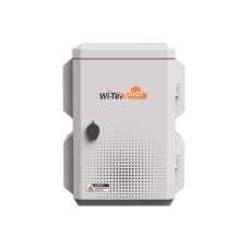 Gabinete de Acero Ventilado para Exterior con Rieles DIN y 4 Placas Laterales para Montaje de Equipos por Fuera