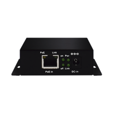Inyector PoE Extenido Industrial / PoE 802.3 af/at Hasta 30W / Conexión plug and play / Alcance de hasta 250 metros / Aplicaciones CCTV / Alimentación PoE af/at o Vcc 37-57 Vcc