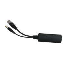 Splitter PoE IN 802.3 af/at / Se Puede Energizar Hasta con 30W / Salida de 12 Vcc 1A (12W) / Instalación es Escritorio (superficie plana) / Idea para cámas IP SIN PoE (CCTV)