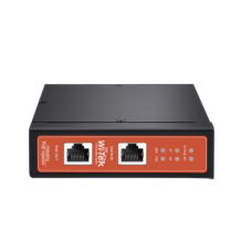 Inyector PoE Industrial / DC entrada 12-57V / PoE salida de Hasta 90W / Carcasa de Metal / Riel DIN / Aplicaciones CCTV