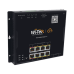 Switch L2 PoE Industrial / Administración Cloud Gratuita / 8 Puertos PoE af/at/bt 10/100/1000 Mbps / 2 Puertos SFP Gigabit / Máx Presupuesto PoE 145 W / Montaje Magnético - Riel DIN.