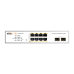 Switch Administrable PoE  / 8 puertos PoE af/at Gigabit /  2 x SFP Gigabit / Administración Cloud Gratuita / Presupuesto 120 W
