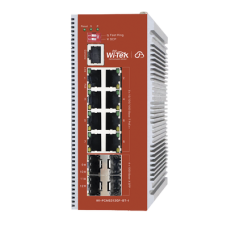 Switch L2+ PoE Industrial / Administración Cloud-Web-CLI / 8 Puertos PoE af/at/bt 100/1000 Mbps / 2 Puertos SFP Gigabit / Presupuesto PoE 460 W / Protocolo ERSP (redundancia enlaces)