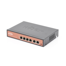 Switch PoE No administrable / PoE de Largo Alcance Hasta 250m / 4 Puertos PoE 10/100Mbps (Puerto 1 Hasta 60W, Puertos 2,3 y 4 Hasta 30W) + 2 Puertos 10/100Mbps Uplink / Presupuesto 65 W / Plug and Play