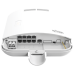 Switch CCTV PoE para exterior / No administrable / Con 8 puertos 10/100 Mbsp PoE af/at / 1 Puertos Uplink 10/100 MBPS /  Presupuesto 120 W / Ideal para Aplicaciones de Videovigilancia