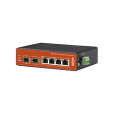 Switch Industrial PoE++ y pasivo de 24V, no administrable con 6 puertos Gigabit + 2 SFP combo