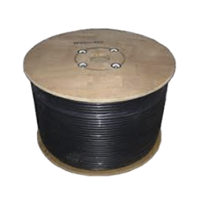 Carrete de Cable Coaxial de Baja Perdida WILSONRG11 Tipo RG11. 75 Ohm de Impedancia. 152.4 Metros (500 Pies) Carrete de Cable Coaxial de Baja Perdida WILSONRG11 Tipo RG11. 75 Ohm de Impedancia. 152.4 Metros (500 Pies)