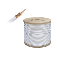 Carrete de Cable Coaxial PLENUM de Baja Perdida WILSON de 1/2. 50 Ohm de Impedancia. Carrete de 152.4 Metros (500 Pies) Carrete de Cable Coaxial PLENUM de Baja Perdida WILSON de 1/2. 50 Ohm de Impedancia. Carrete de 152.4 Metros (500 Pies)
