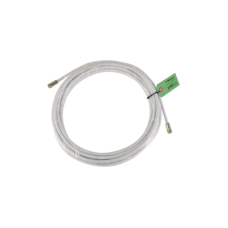 Jumper Coaxial con Cable Tipo RG-6 en Color Blanco de 9.14 Metros (30 Pies) de Longitud y Conectores F Macho en Ambos Extremos. 75 Ohm de Impedancia.