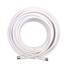 Jumper Coaxial con Cable Tipo RG-6 en Color Blanco de 15.24 Metros (50 Pies) de Longitud y Conectores F Macho en Ambos Extremos. 75 Ohm de Impedancia. Jumper Coaxial con Cable Tipo RG-6 en Color Blanco de 15.24 Metros (50 Pies) de Longitud y Conectores F Macho en Ambos Extremos. 75 Ohm de Impedancia.