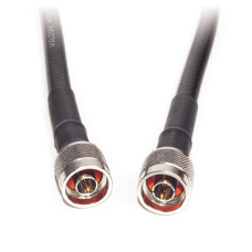 Jumper Coaxial con Cable Wilson-400 | Conector N Macho en los Extremos | 60 Centímetros (23.62 Pulgadas) de Longitud