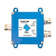 Separador TAP -10 dB con rango de frecuencia de 700 a 2500 MHz. Ideal para separar la antenas a diferentes longitudes de cable coaxial. 50 Ohm con conectores N Hembra. Separador TAP -10 dB con rango de frecuencia de 700 a 2500 MHz. Ideal para separar la antenas a diferentes longitudes de cable coaxial. 50 Ohm con conectores N Hembra.