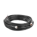 Jumper Coaxial de 50 Ohm con Cable Wilson-400 | Conector N Macho en los Extremos | 15.24 Metros (50 Pies) de Longitud.