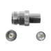 Adaptador en linea de conector N Hembra a FME Macho.