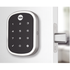 Cerradura ASSURE YRD256, Niquel Satinado/Teclado/ Para puertas Izq o Derecha de  35 a 57 mm de espesor/ Apertura por Smartphone