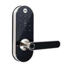 Cerradura Digital  YMC420 / con Teclado Táctil / lector de Tarjetas / Huellas /  Incluye HUB / compatible con YALE CONNECT