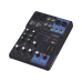 Mezcladora de Audio | 6 Canales | 2 entradas de micro/6 de línea (2 mono + 2 estéreo) | Alimentación Phantom