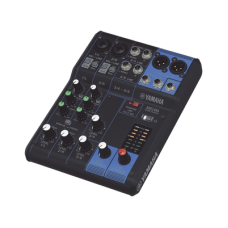 Mezcladora de Audio | 6 Canales | 2 entradas de micro/6 de línea (2 mono + 2 estéreo) | Alimentación Phantom