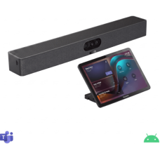 Barra de Videoconferencia A10 de Yealink para Salas Pequeñas con Android Integrado para Microsoft Teams y Modo BYOD - Incluye Panel Touch