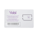 SIM Yobi para dispositivos móviles 3G/4G con recarga de 5GB cada mes durante 1 año de servicio (solo datos)