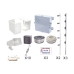 KIT ESENCIAL PARA 25Mts PERIMETRALES DE CERCO ELÉCTRICO PARA PROTECCIÓN DE ROBOS EN CASAS, NEGOCIOS, BODEGAS,ETC.