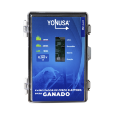 Energizador para Ganado 10,000Volts-2JOULES/ 25,000 metros lineales de protección / Cercas Electrificadas