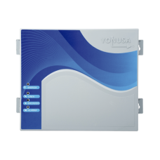 Energizador con tecnología SMT de 12,000Volts-1Joule/ 2500Mts Lineales de Protección / Cercos electricos