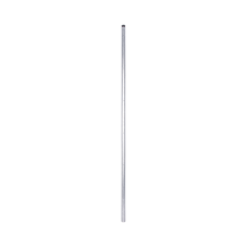 Poste de esquina fabricado en tubo galvanizado con 5 perforaciones para aisladores.