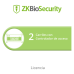 Licencia para ZKBiosecurity para modulo de estacionamiento de 2 carriles utilizando controlador de acceso