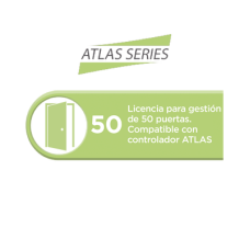 Licencia para 50 puertas compatible con controlador ATLAS